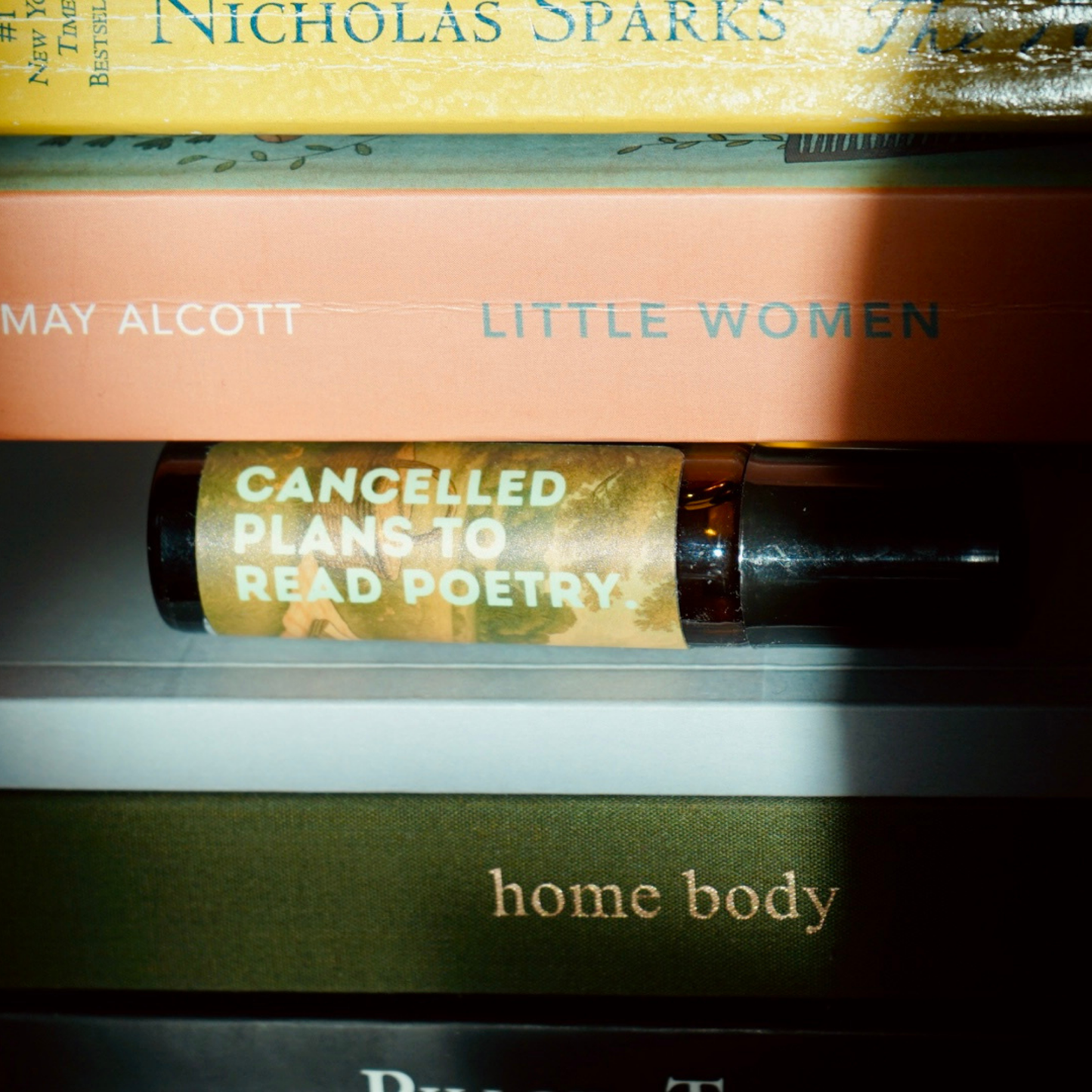 Cancelled plans to read poetry.